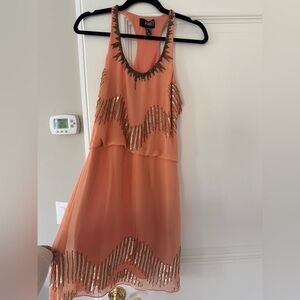 Adrianna Papell Sequined Cocktail Dress